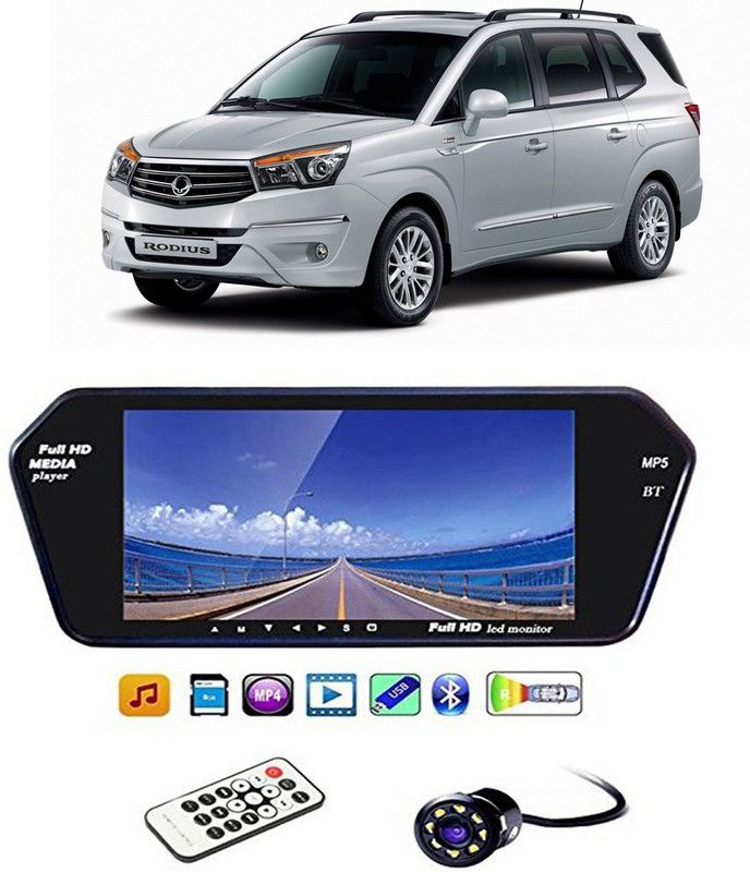 Enfield Works 7InchFull HD Touch Screen Bluetooth LED Screen & LED Reverse Camera E-3306 FullHD Touch Screen Bluetooth LED Screen&+8 LED Reverse Camera E-3306 Vehicle Camera System