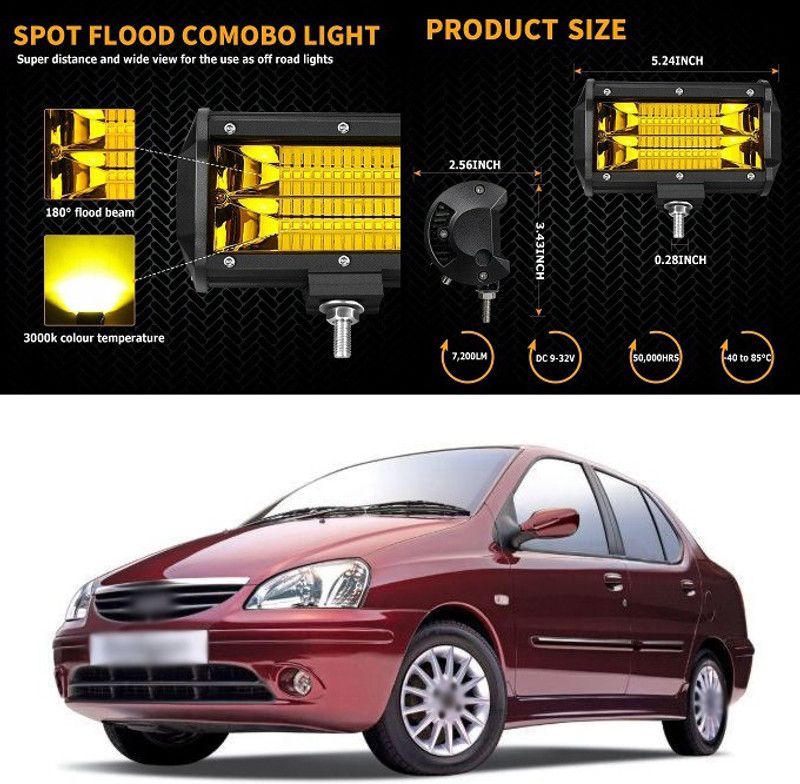 PECUNIA LED Fog Light for Tata Universal For Car