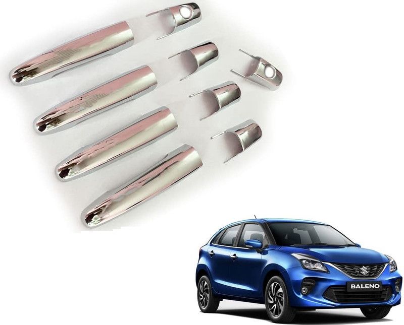 HUDMOZ BALENO HANDLE CHROME COVER Car Grab Handle Cover