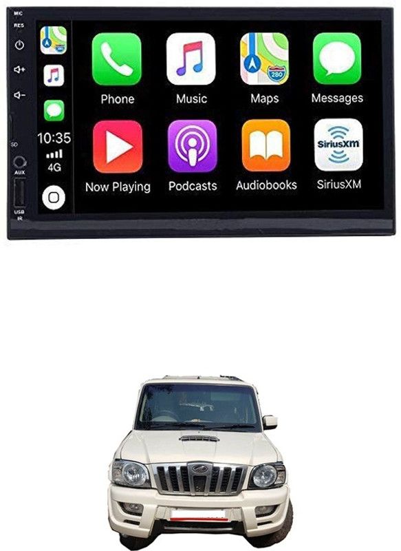 AYW 7 INCH Full Double Din Car Screen Stereo Media Player Audio Video Touch Screen Stereo Full HD with MP3/MP4/MP5/USB/FM Player/WiFi/Bluetooth & Mirror Link For Old Scorpio Car Stereo  (Double Din)