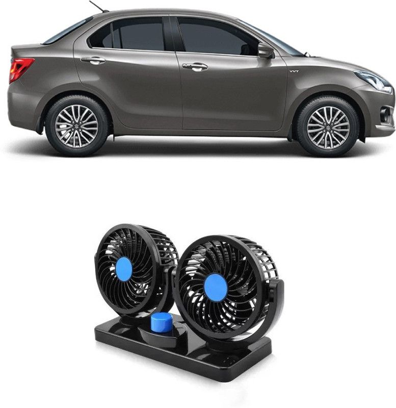 Enfield Works Car Fan 12V 360 Head 2 Speed Quiet Strong for All Auto Vehicles-Y-295 Car Interior Fan  (12 V)