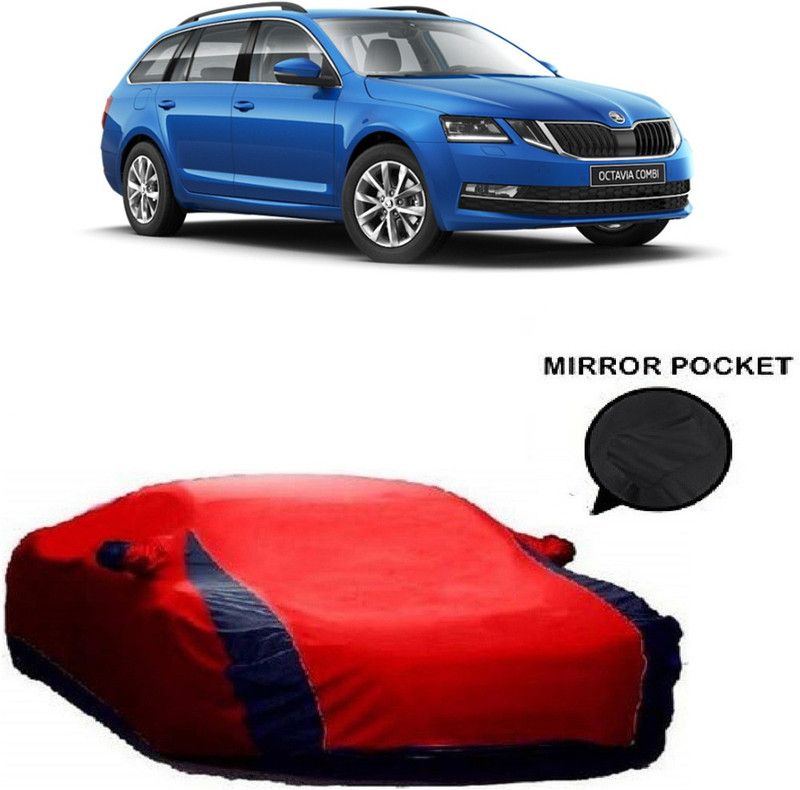 Ascension Car Cover For Skoda Octavia Combi (With Mirror Pockets)  (Red)