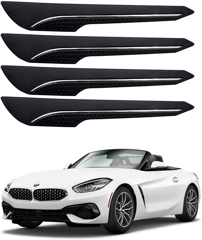 Oshotto Rubber Car Bumper Guard  (Black, Pack of 4, BMW, Z4)