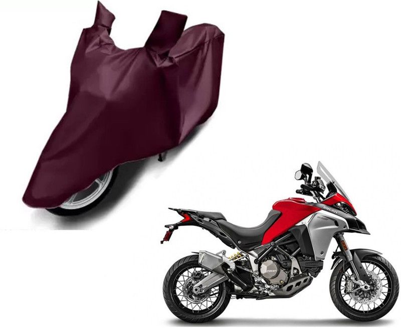 Selifaur Waterproof Two Wheeler Cover for Ducati  (Multistrada, Brown)