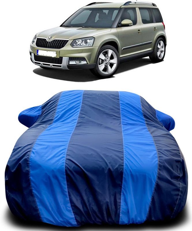 MoTRoX Car Cover For Skoda Yeti (With Mirror Pockets)  (Blue)