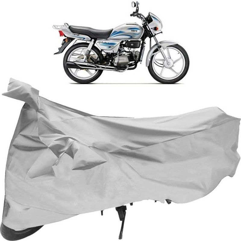 Gargi Traders Waterproof Two Wheeler Cover for Hero  (Splendor I Smart, Silver)
