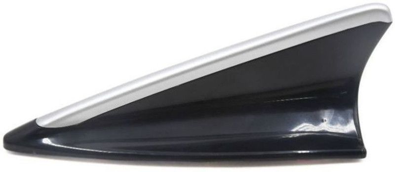 De AUTOCARE AC1455 Latest Design Shark Fin Cool Universal Exterior Decorative Stylish Car Roof Earth 3R Vehicle Anti-static Adhesive Dummy Show/Decor Antenna (Black) Satellite Vehicle Antenna