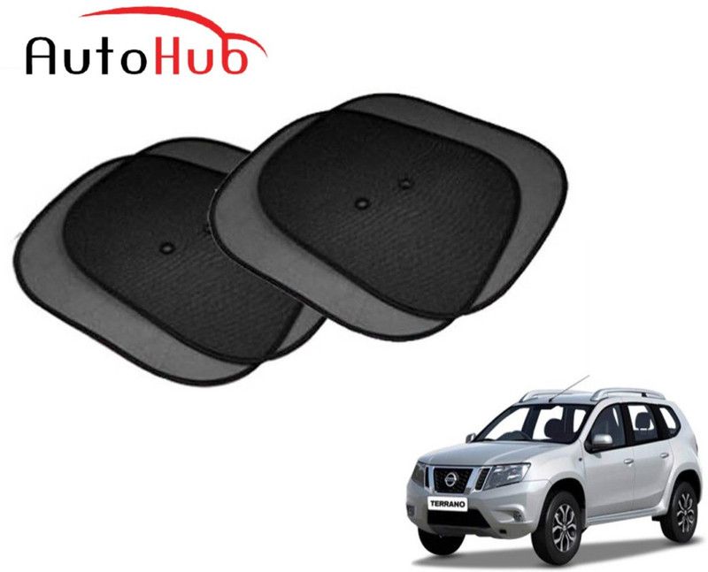 Auto Hub Side Window Sun Shade For Nissan Terrano  (Black)