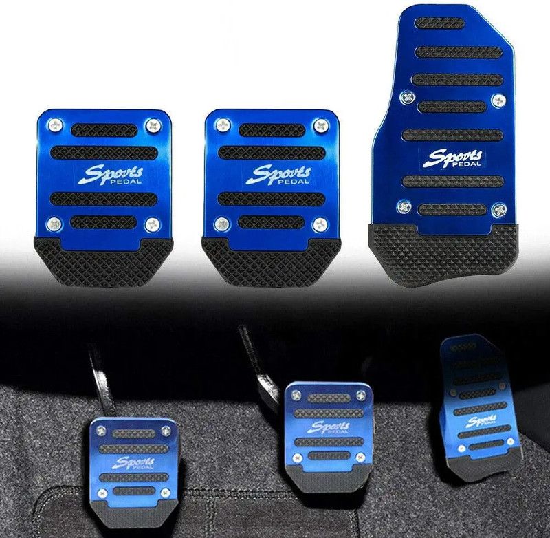 SEMAPHORE Car Non-Slip Manual Pedals Kit Sports Blue For Chevrolet Trailblazer Car Pedal