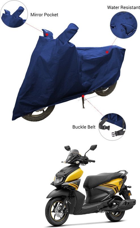 SS FOR YOUR SMART NEEDS Two Wheeler Cover for Yamaha  (RayZR 125 Fi, Blue)