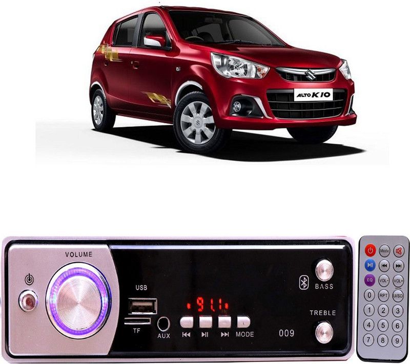 Bluedrum Silver009 BLUETOOTH/USB/SD/AUX/FM/MP3 Car Stereo ( Single Din) B-313 Car Stereo  (Single Din)