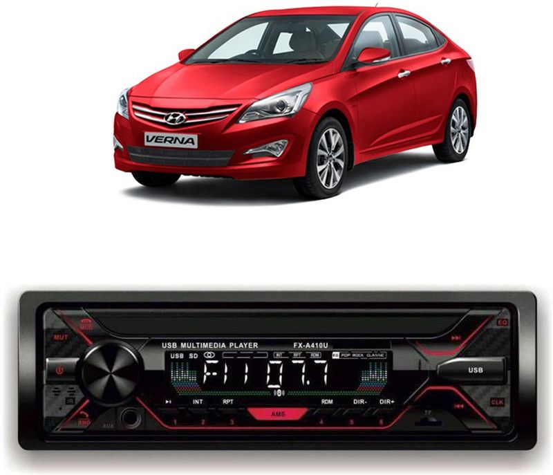 EverLand Car Stereo FX- A100U Car Stereo with Bluetooth, USB, SDCard , Aux E-180 Car Stereo  (Single Din)