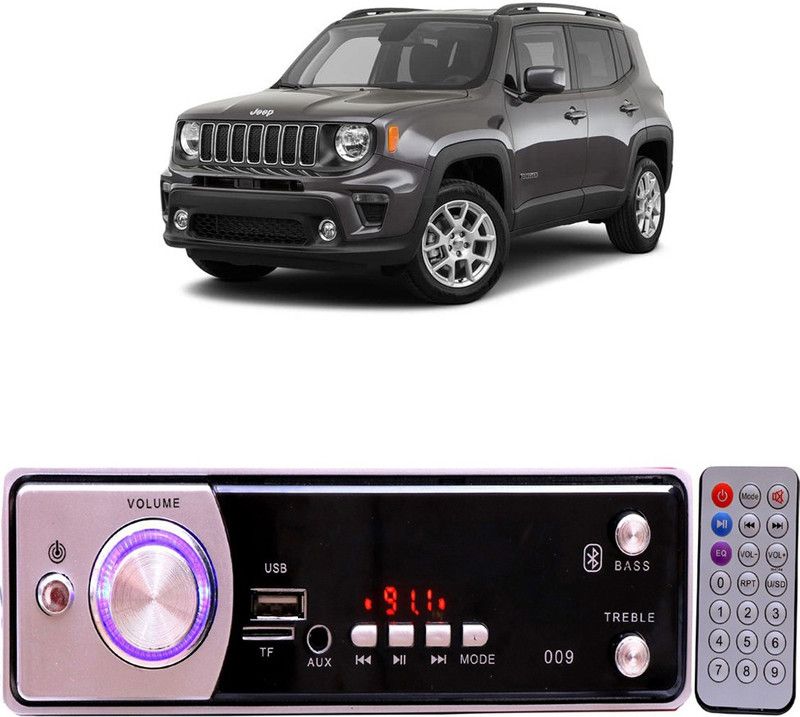 YUNEIK Silver009 BLUETOOTH/USB/SD/AUX/FM/MP3 Car Stereo ( Single Din) Y-225 Car Stereo  (Single Din)