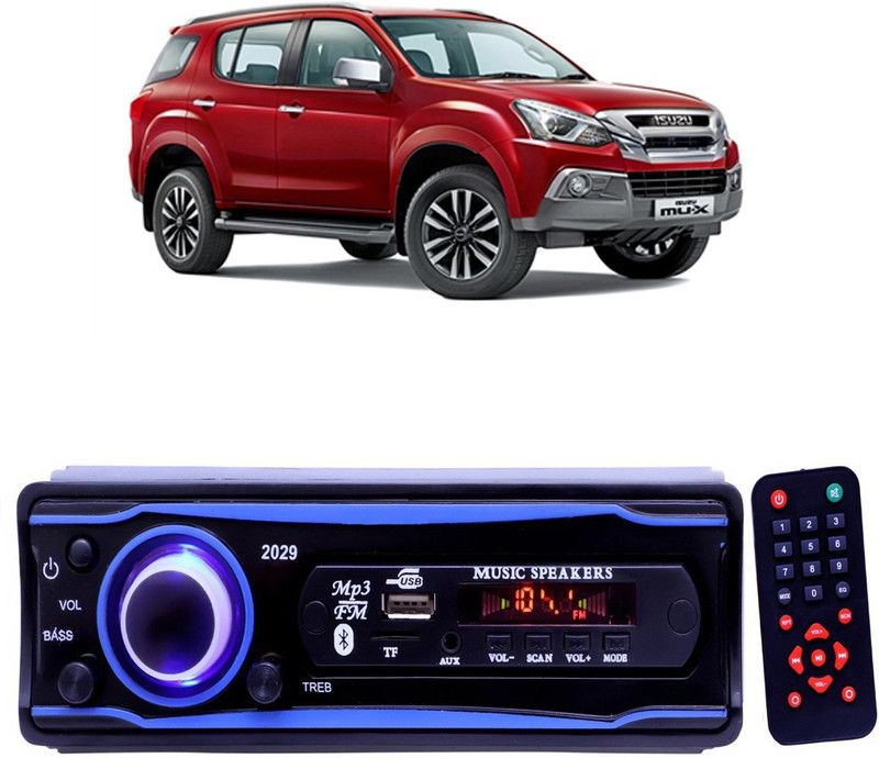 Purpleheart Blue 2029 USB/AUX/SD/BLUETOOTH/FM/MP3 BOOM MASTER STANDARD- P215 Car Stereo  (Single Din)