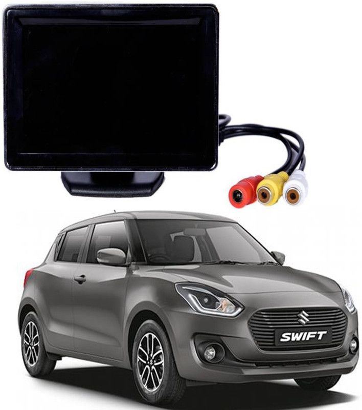 RWT 4.3 Inch Car Dashboard Screen for Maruti Swift Black LED  (10.9 cm)