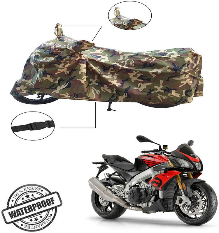 ABS AUTO TREND Two Wheeler Cover for Aprilia  (Green, Multicolor)