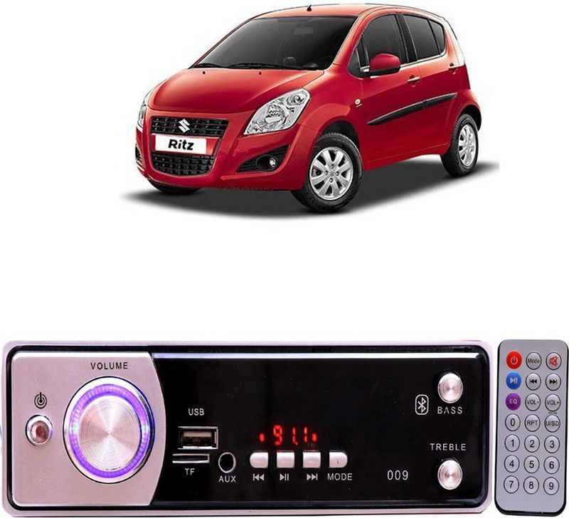 Bluedrum Silver009 BLUETOOTH/USB/SD/AUX/FM/MP3 Car Stereo ( Single Din) B-328 Car Stereo  (Single Din)