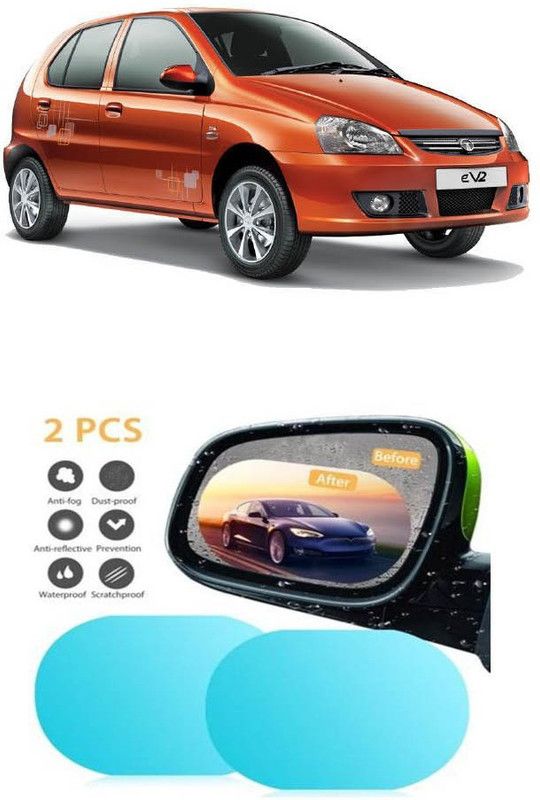 Accessorique Antifog_522 Car Mirror Rain Blocker  (White)