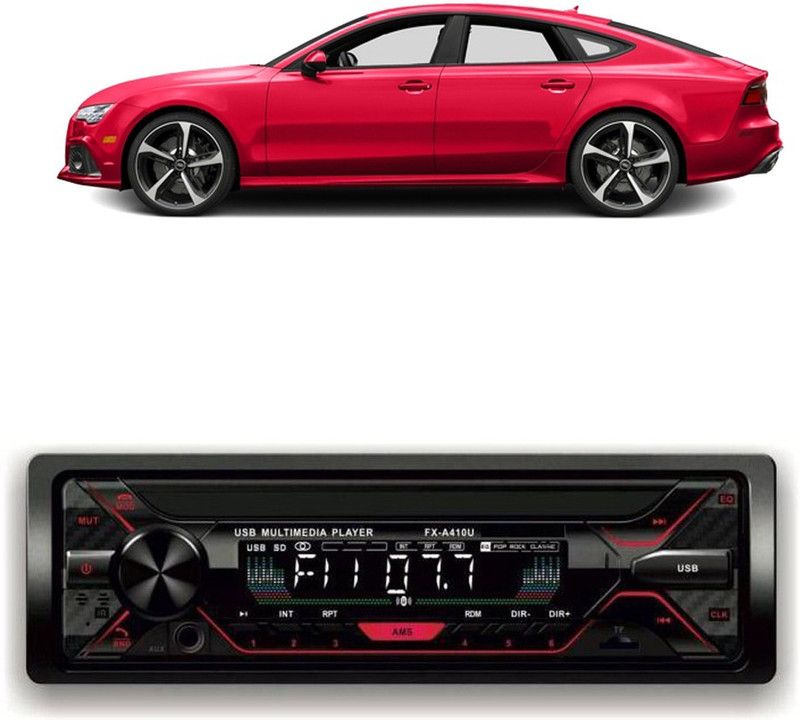 YUNEIK Car Stereo FX- A100U Car Stereo with Bluetooth, USB, SDCard , Aux Y-24 Car Stereo  (Single Din)