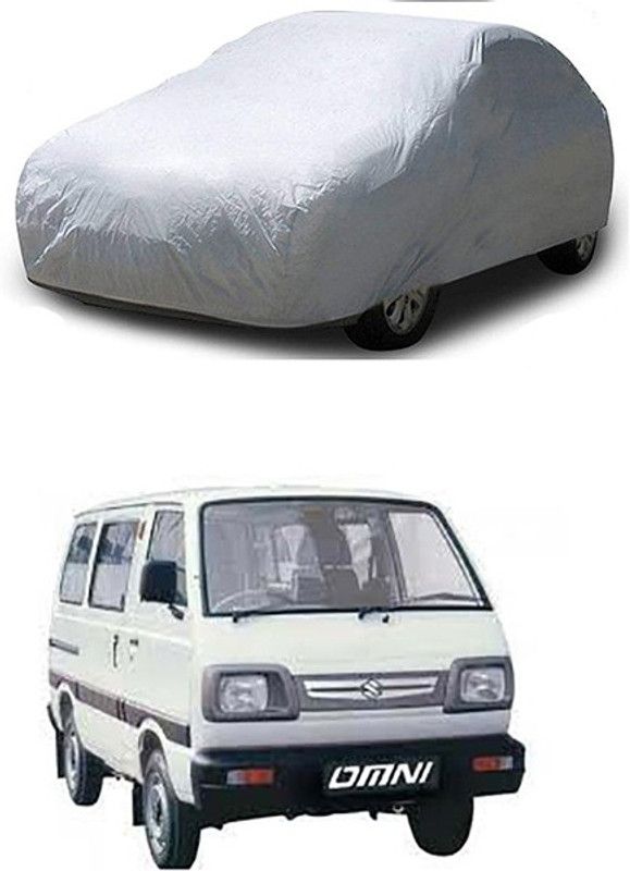 APNEK Car Cover For Maruti Suzuki Omni (With Mirror Pockets)  (Silver)