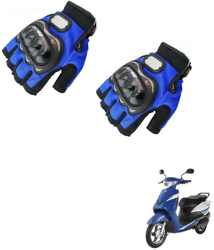 KOZDIKO Sports/Riding Half Fingered Gloves Blue For Indus Yo Xplor Riding Gloves  (Multicolor)