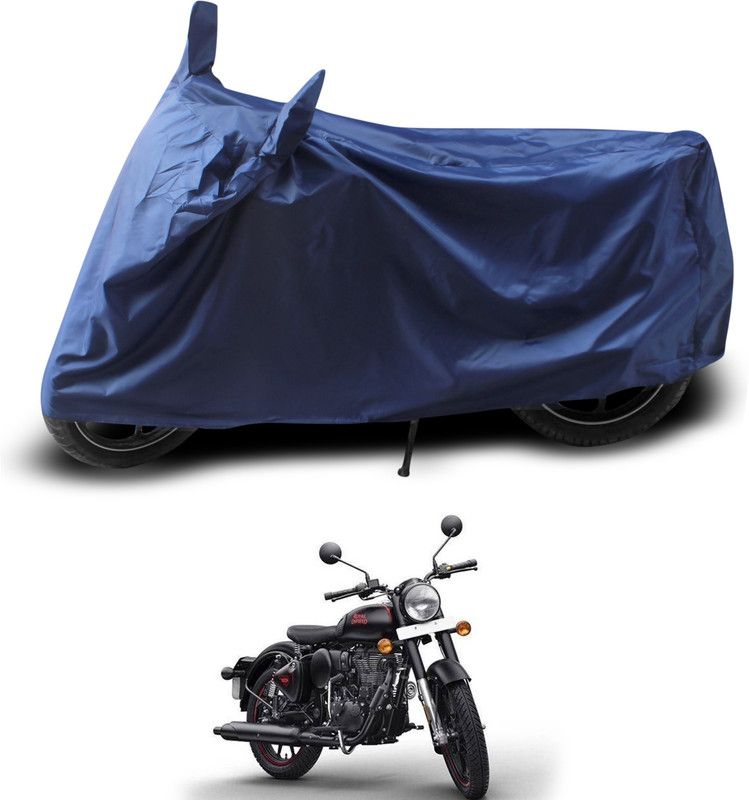 PAGORA Waterproof Two Wheeler Cover for Royal Enfield  (Bullet, Blue)