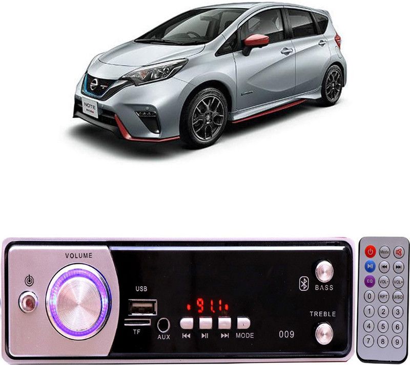 JBRIDERZ Silver009 BLUETOOTH/USB/SD/AUX/FM/MP3 Car Stereo ( Single Din) B-445 Car Stereo  (Single Din)