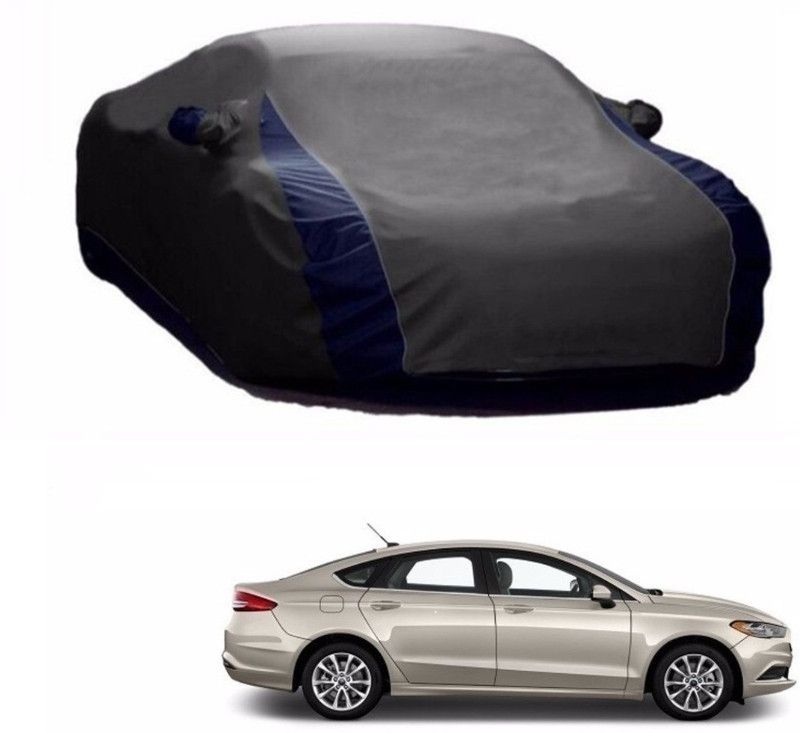 Cynak Car Cover For Ford Fusion (With Mirror Pockets)  (Grey)