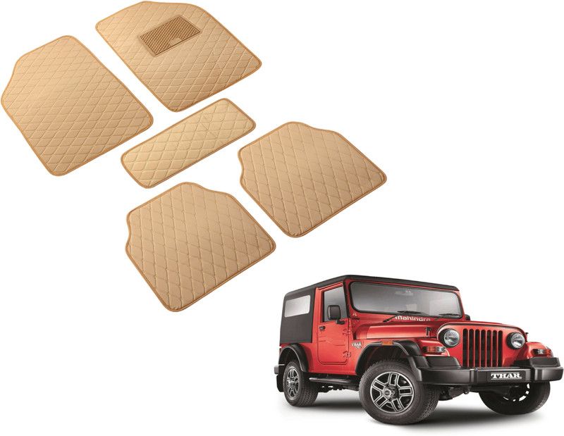 Auto Hub Leatherite Standard Mat For Mahindra Tiago  (Beige)