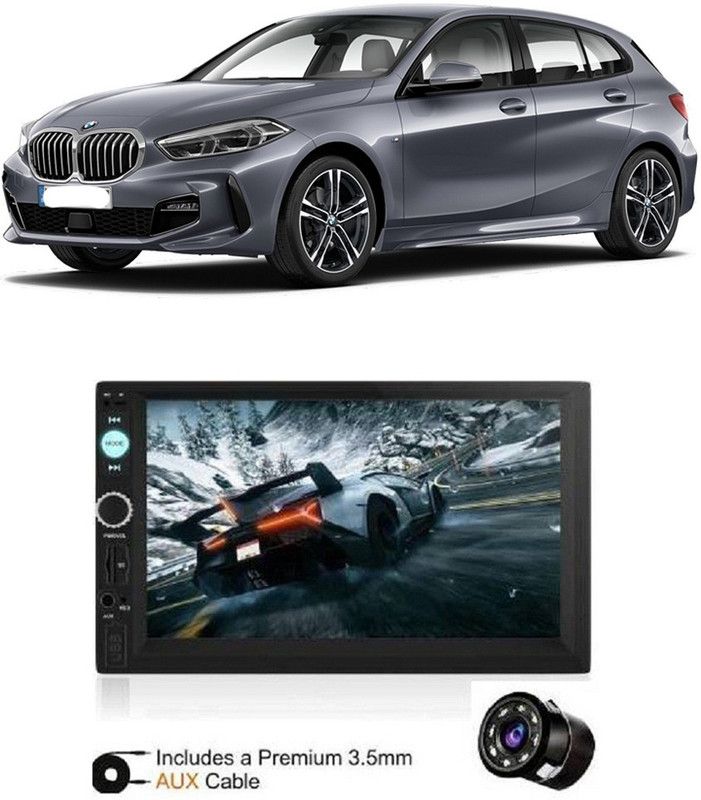 Dvis 7Inch HD DoubleDin TouchScreen with Rear View Camera Support With Camera D-954 Car Stereo  (Double Din)