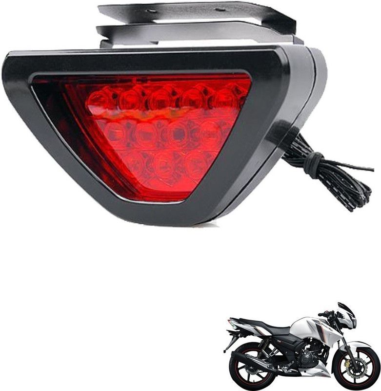 KOZDIKO Triangular RB129 Brake Light Motorbike LED for TVS (12 V, 55 W)  (Apache RTR 160, Pack of 1)