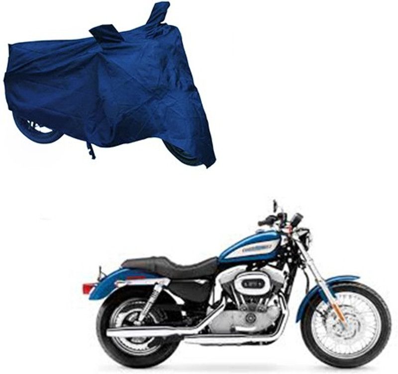 THE REAL ARV Waterproof Two Wheeler Cover for Harley Davidson  (XL 883, Blue)