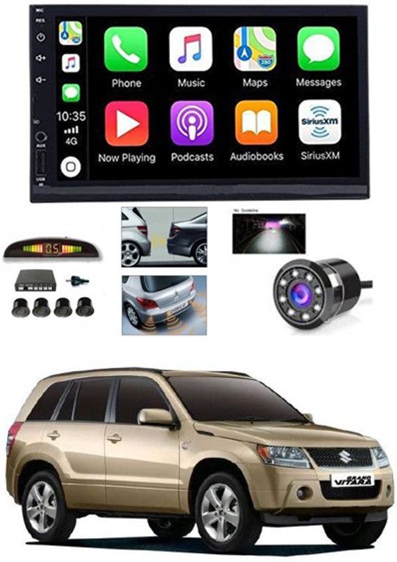 RKPSP 7 INCH Full Double Din Car Screen Stereo Media Player Audio Video Touch Screen Stereo Full HD with MP3/MP4/MP5/USB/FM Player/WiFi/Bluetooth & Mirror Link with Back Rear Camera & Black Sensor For Grand Vitara Car Stereo  (Double Din)