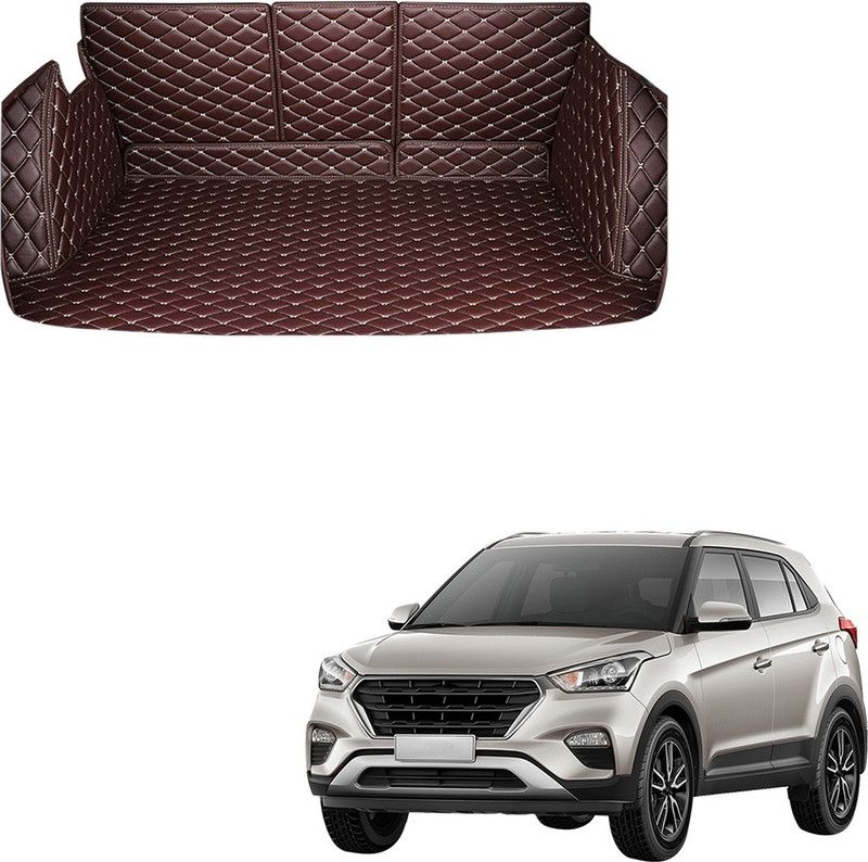 AutoFurnish Leatherite 7D Mat For Hyundai Creta  (Maroon)