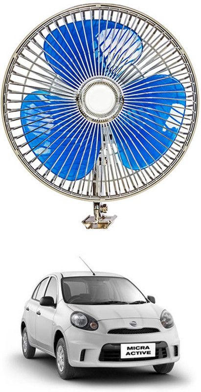RKPSP 12V/6inch Portable Oscillating Car/Truck/Bus Fan For Micra Active.Nissan.2013 Car Interior Fan  (12 V)