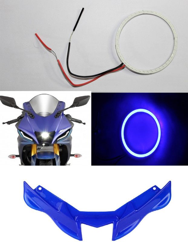 acube mart R15 V4/M Angel ring light 60mm blue single pc+ winglet blue Projector Lens