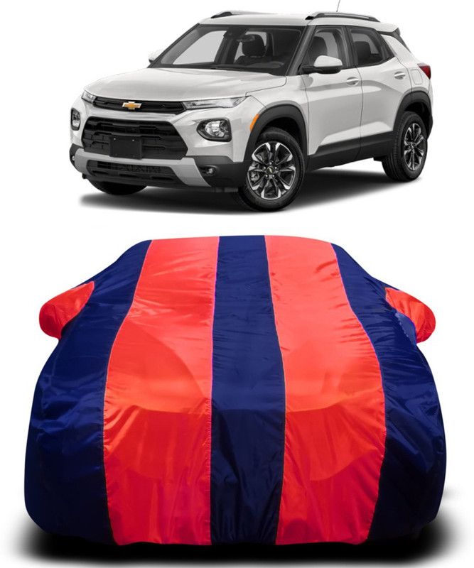 AUTOGARH Car Cover For Chevrolet Trailblazer (With Mirror Pockets)  (Red, Blue)