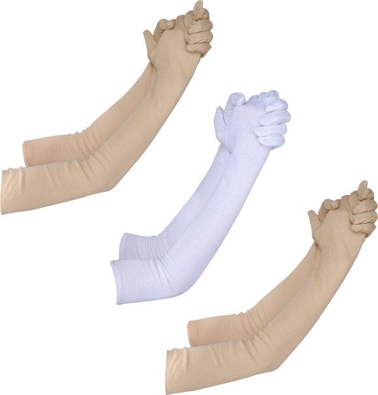 Neera Cotton Arm Sleeve For Men & Women  (Free, Multicolor)