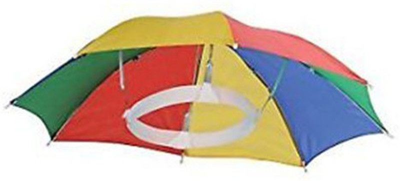 BIKEWAY Multicolor Full head Cover Umbrella  (Multicolor)