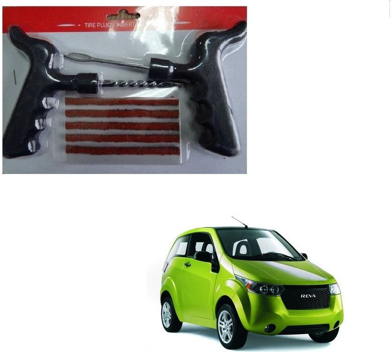 AuTO ADDiCT Car Tool Safety With 5 Strip Tubeless Tyre Puncture Repair Kit For Mahindra Reva Tubeless Tyre Puncture Repair Kit