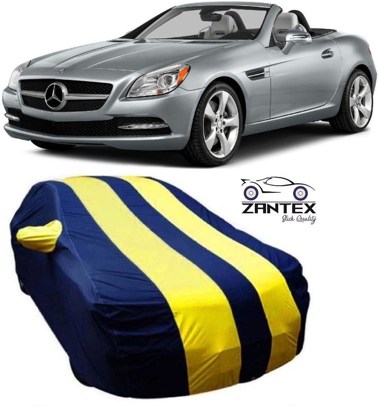 ZANTEX Car Cover For Mercedes Benz SLK (With Mirror Pockets)  (Blue, Yellow)