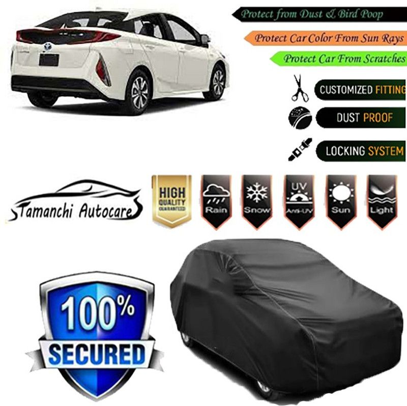 Tamanchi Autocare Car Cover For Toyota Prius  (Black)
