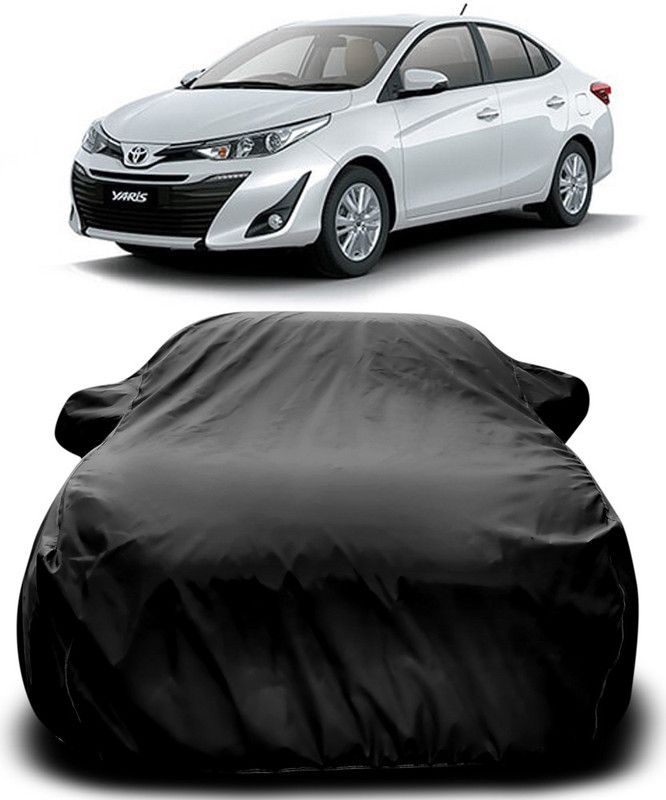 ARN Car Cover For Toyota Yaris (With Mirror Pockets)  (Black)