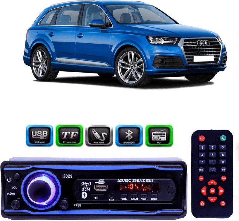 Genipap STEREO-999 BLUETOOTH/USB/SD/AUX/FM/MP3 (BLUE & Black)-18 Car Stereo  (Single Din)