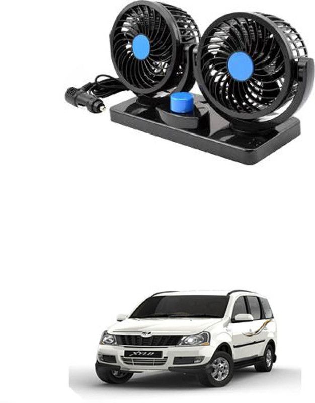 APICAL DAUBLE HEDED CAR FAN_SK118 Car Interior Fan  (12 V)