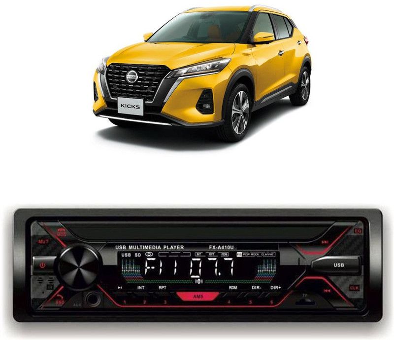 EverLand Car Stereo FX- A100U Car Stereo with Bluetooth, USB, SDCard , Aux E-439 Car Stereo  (Single Din)