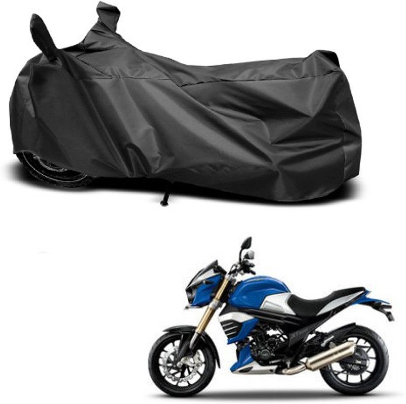 THE REAL ARV Waterproof Two Wheeler Cover for Mahindra  (MOJO XT 300, Black)