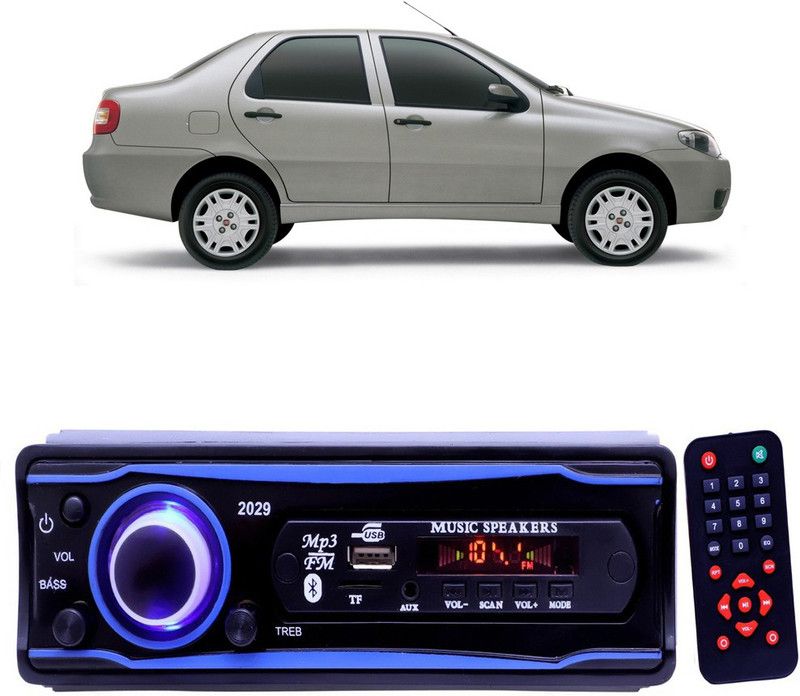 Purpleheart Blue 2029 USB/AUX/SD/BLUETOOTH/FM/MP3 BOOM MASTER STANDARD- P120 Car Stereo  (Single Din)