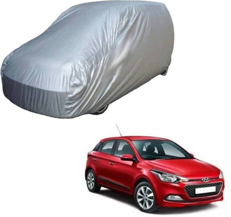 ask Car Cover For Hyundai i20 (Without Mirror Pockets)  (Silver)