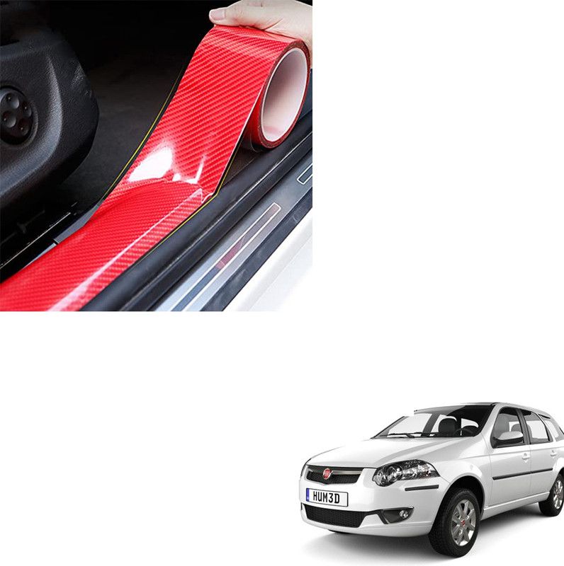 SEMAPHORE Plastic Car Door Guard  (Red, Pack of 1, Fiat, Palio)